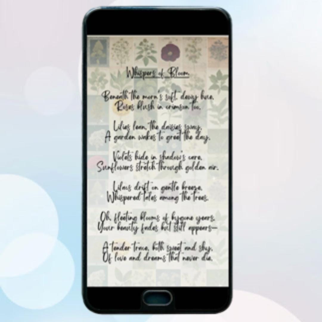Animated ECard for Texting - Whispers of a Bloom