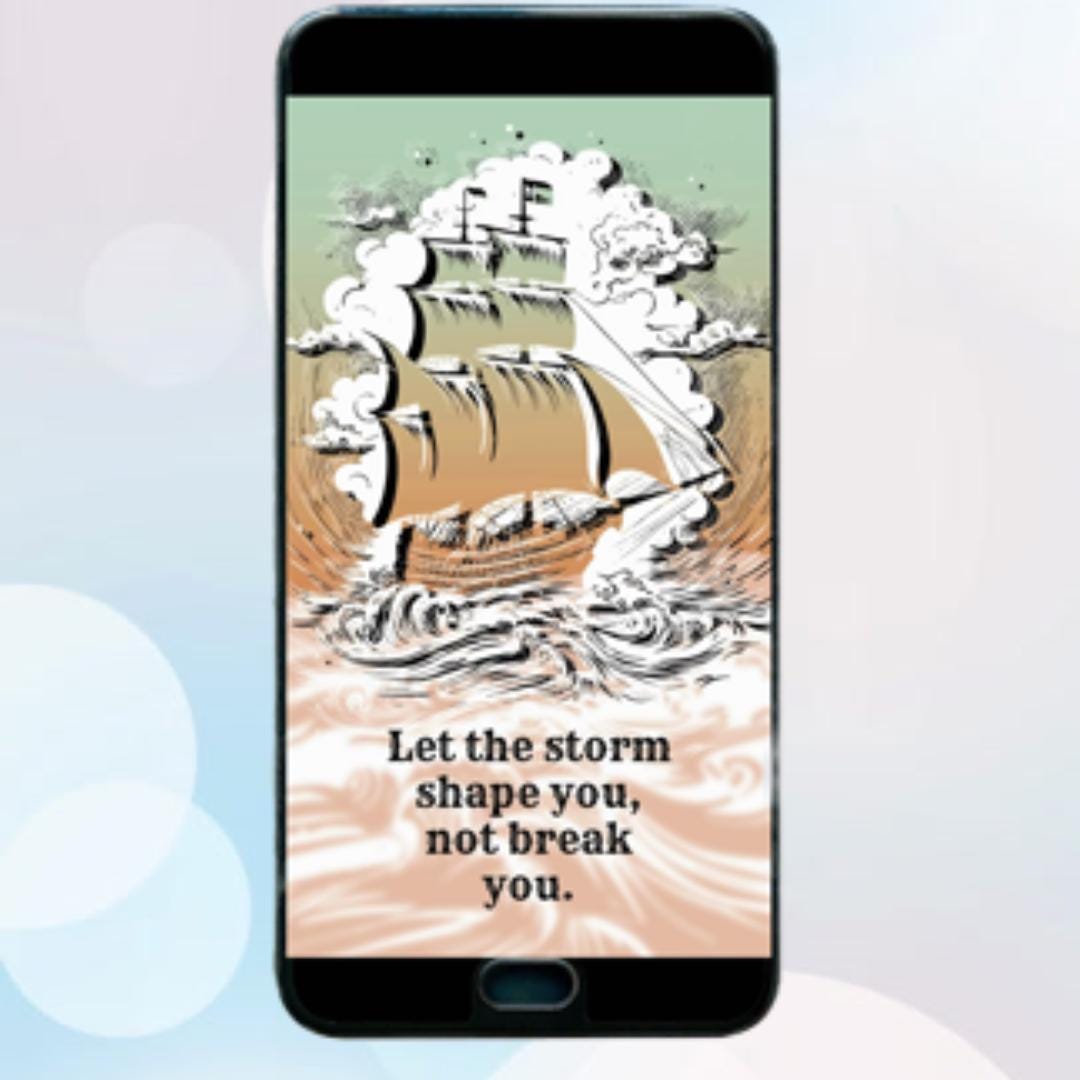 Animated ECard for Texting - Weather the Storm