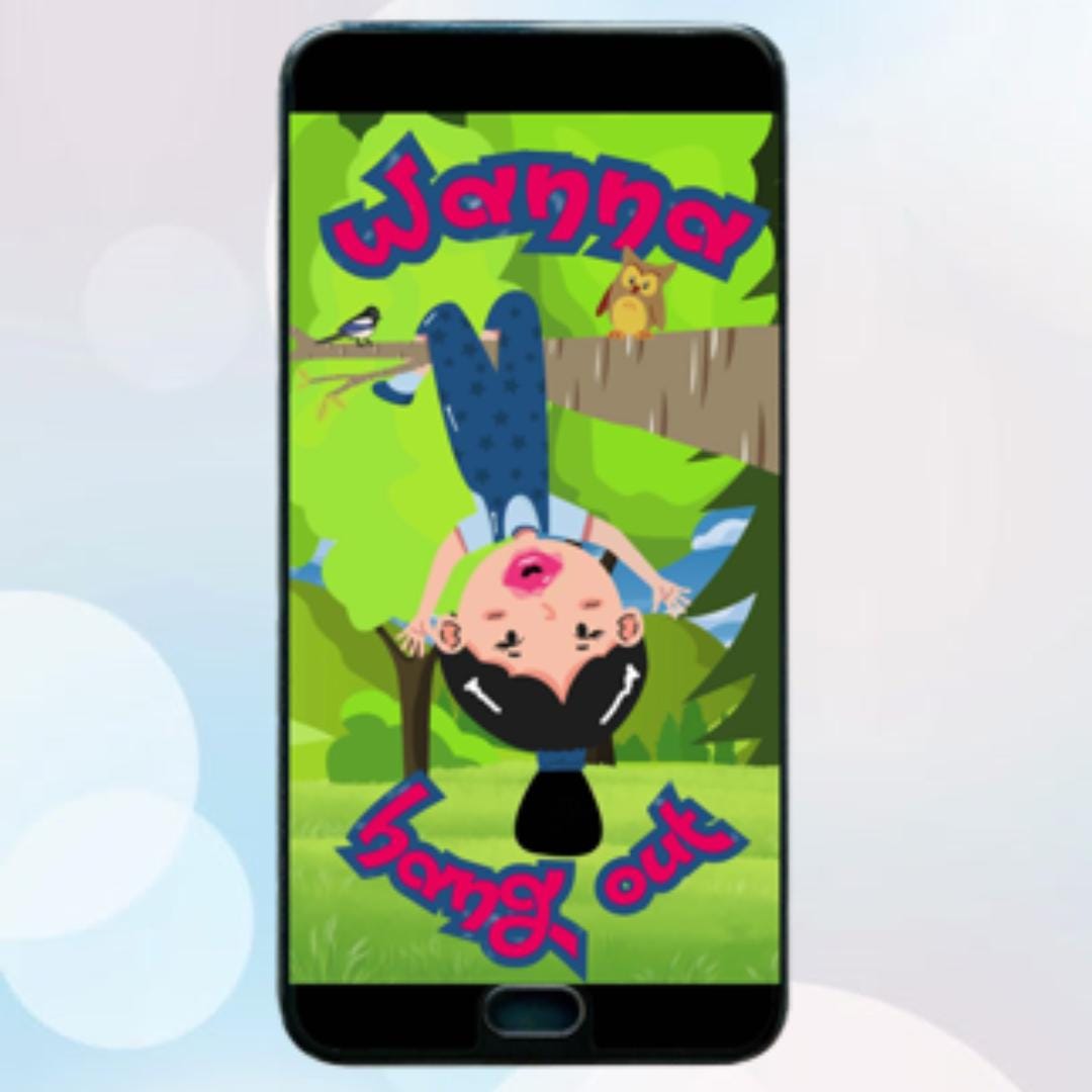 Animated ECard for Texting - Wanna Hang Out