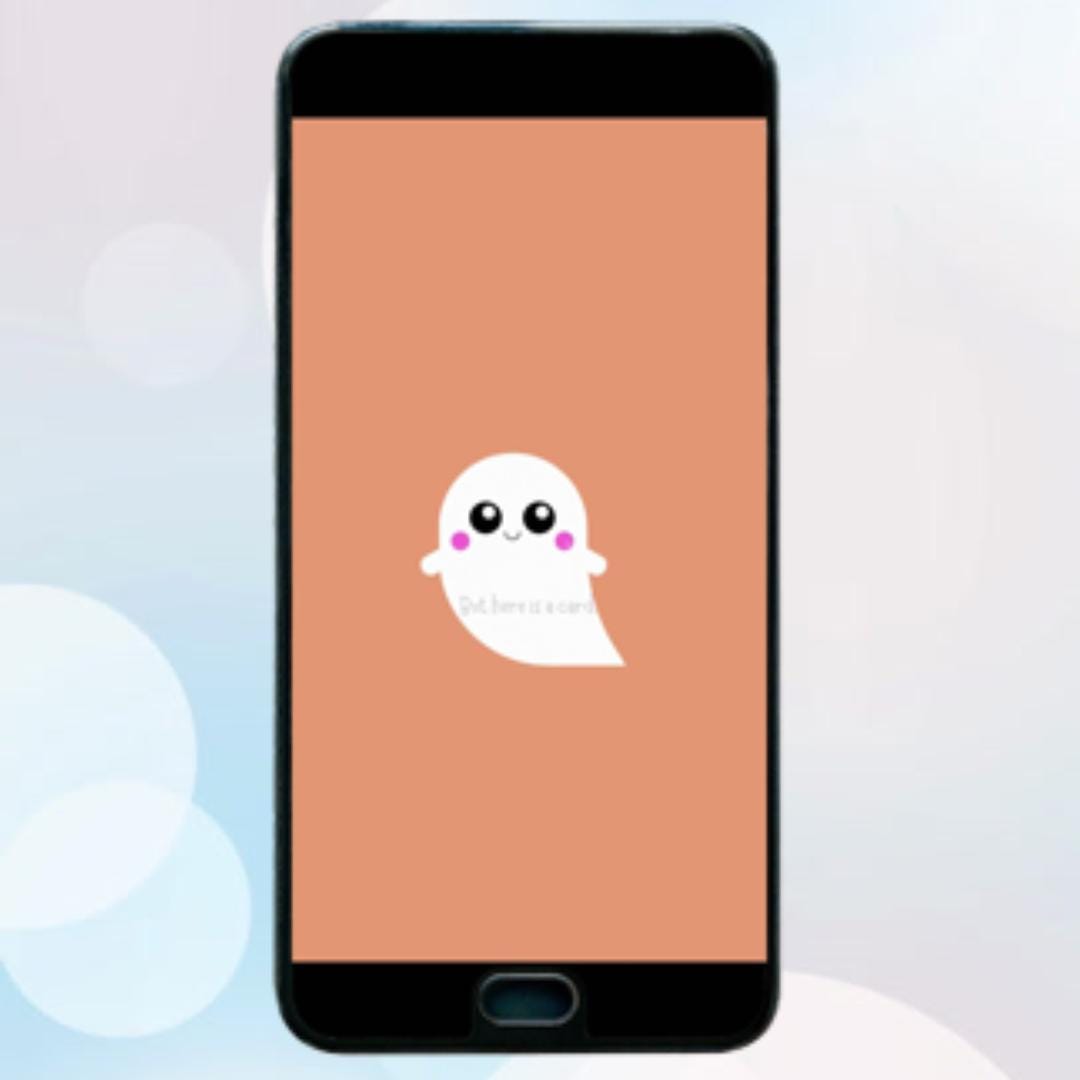 Animated ECard for Texting - Sorry I Ghosted - Inside Joke
