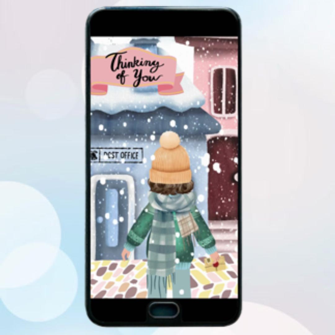 Animated ECard for Texting - Thinking of you