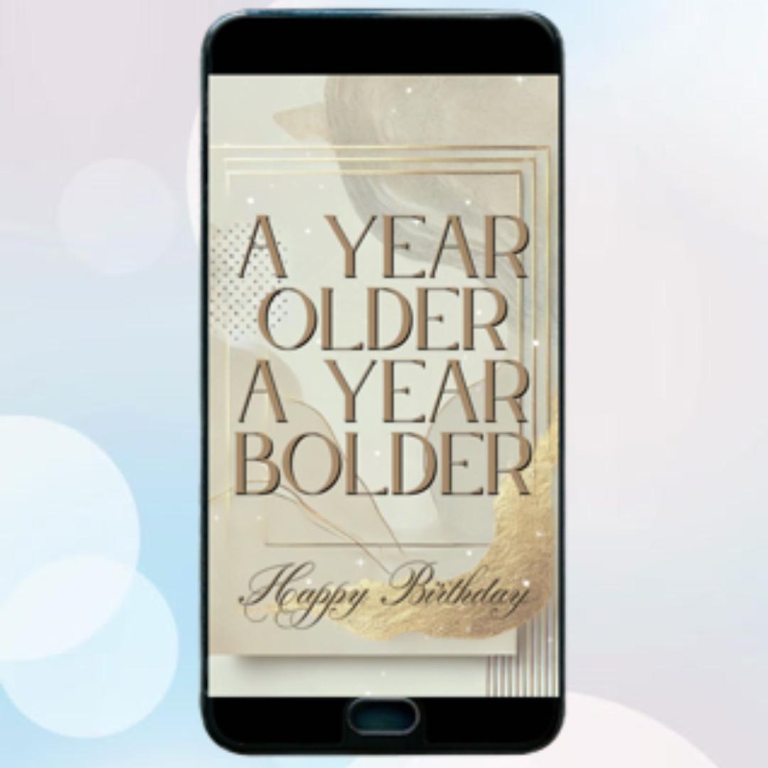 Animated Birthday Video eCard: Social Media Greeting (Digital Download)
