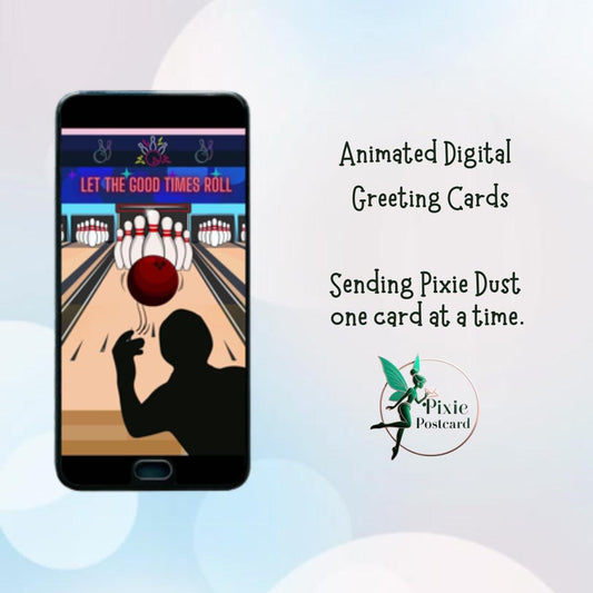 Animated ECard for Texting - Let the good time Roll