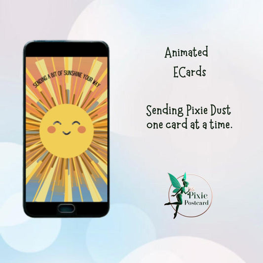 Animated ECard for Texting - Sending Sunshine your Way