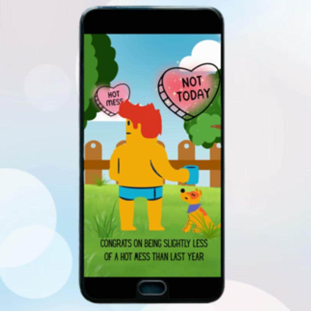 Animated ECard for Texting - Hot Mess Express Inside Joke