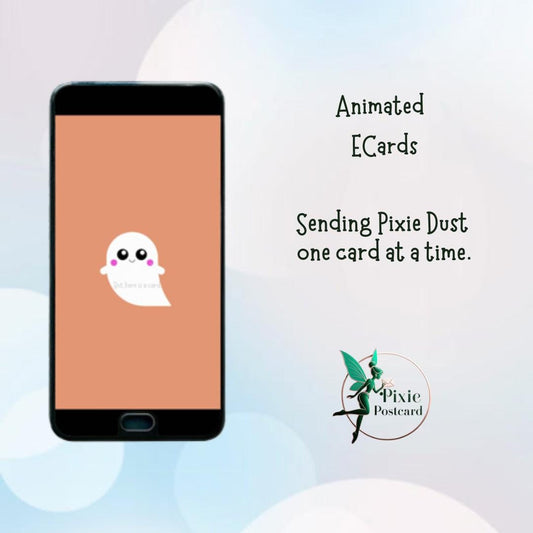 Animated ECard for Texting - Sorry I Ghosted -  Inside Joke