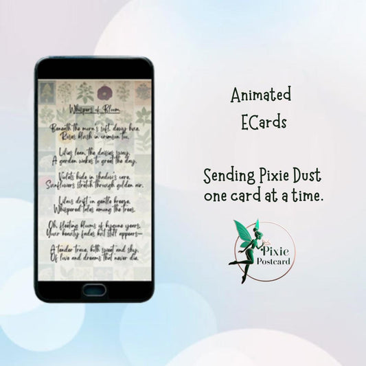 Animated ECard for Texting - Whispers of a Bloom