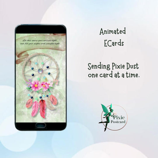 Animated ECard for Texting - Dreamcatcher Good night