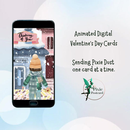 Animated ECard for Texting - Thinking of you